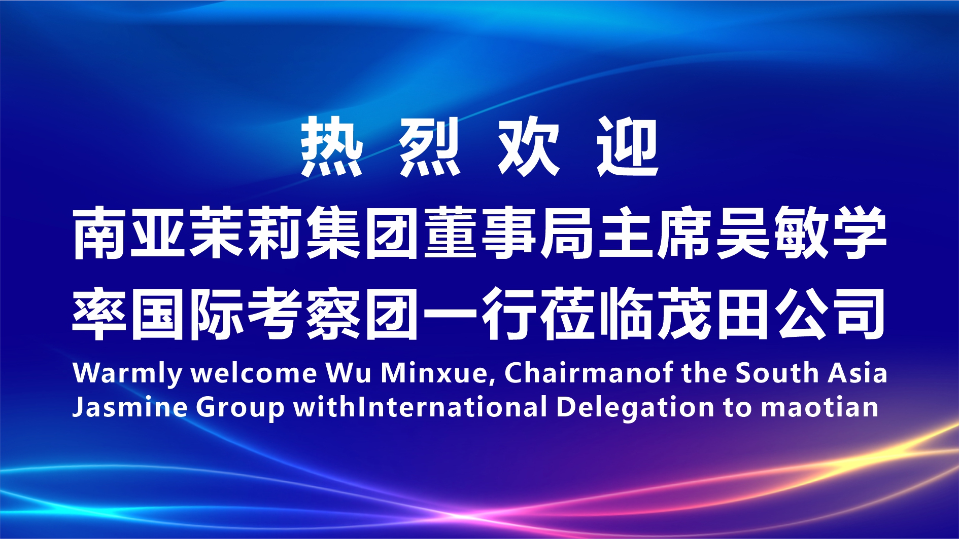有朋自远方来，不亦乐乎 | 南亚茉莉集团董事局主席吴敏学率国际考察团一行莅临茂田公司