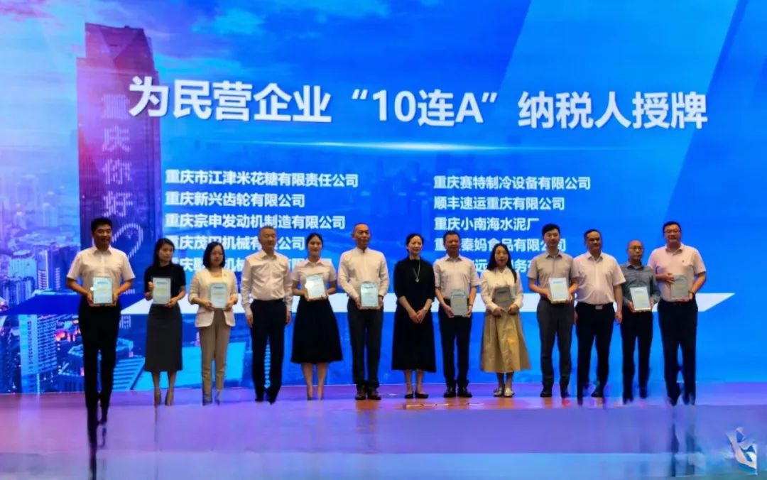 开云手机登录中心喜获十年金牌纳税企业殊荣